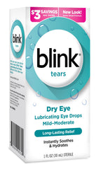 blink Tears Lubricating Eye Drops Mild-Moderate Dry Eye 30 mL (Pack of 2)