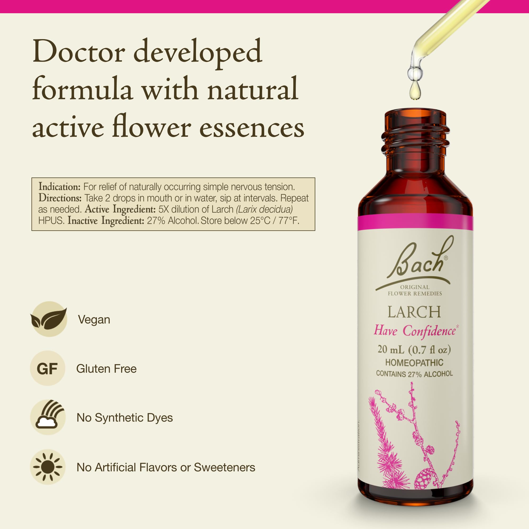 Bach Flower Remedies Larch 20 mL