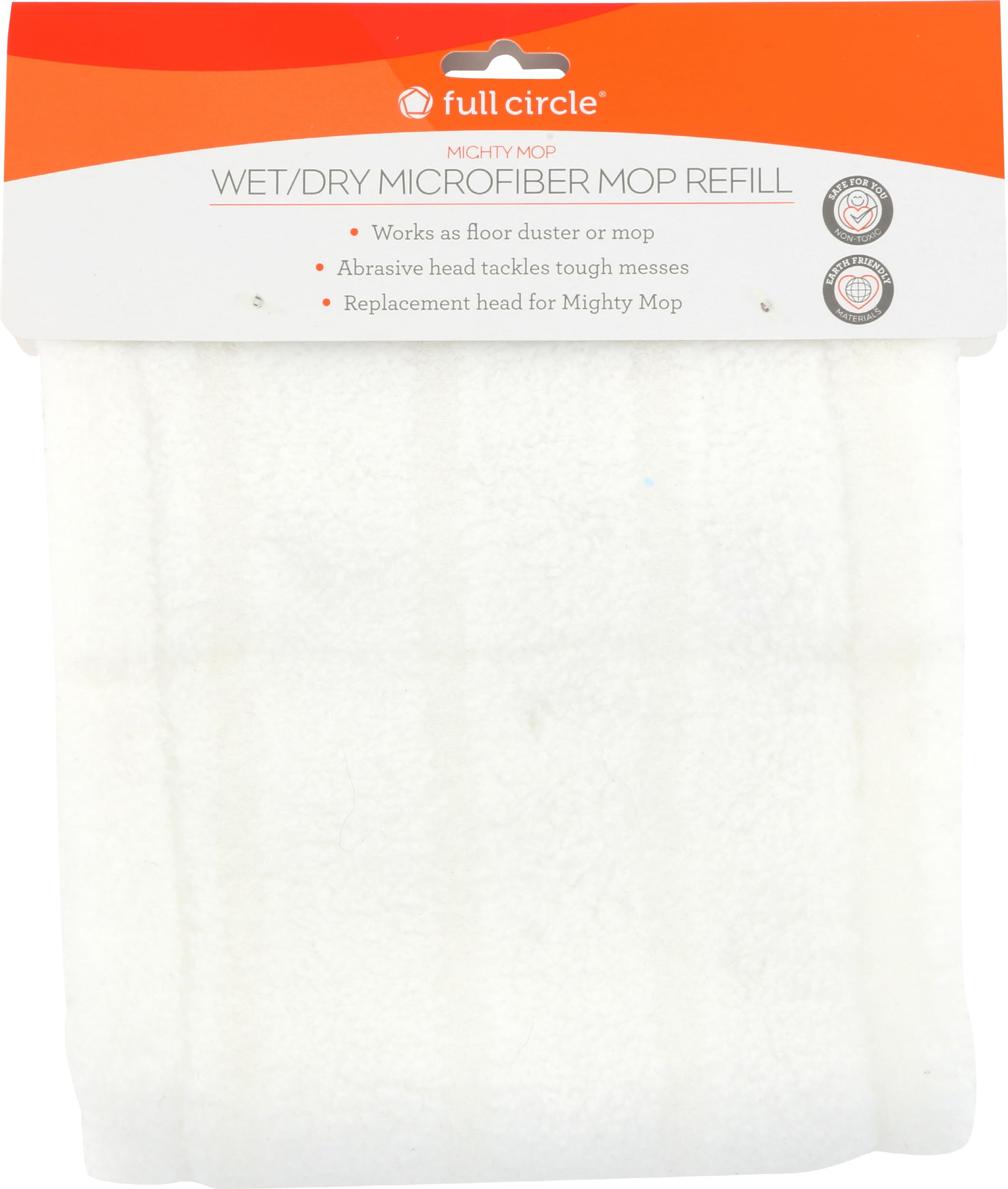 Full Circle Cleaning Products Mop Wet Dry Mighty Microfiber Refill, 1 EA