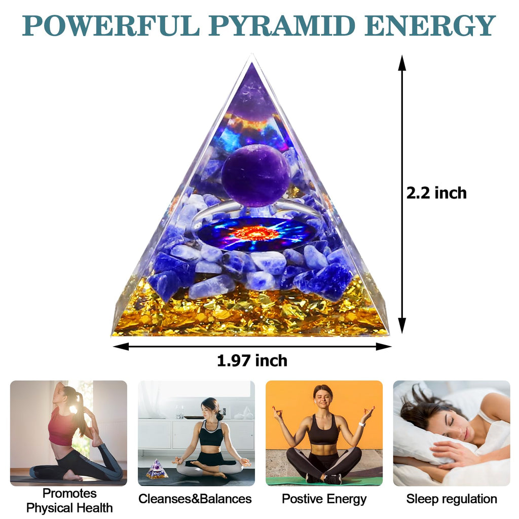Crystals and Healing Stones,26 Pcs Healing Crystal Set for Meditation,7 Raw Chakra Stones Crystals Kit Pyramid Reiki Real Crysta