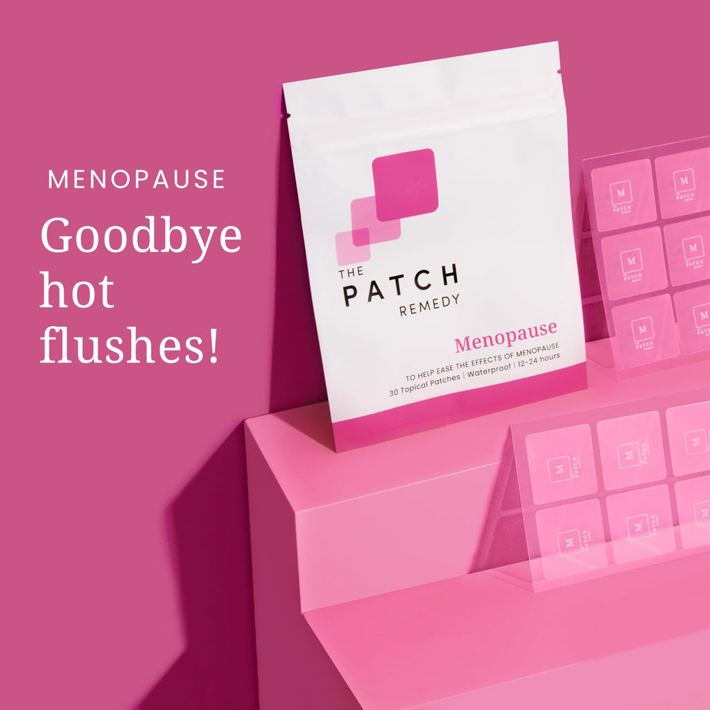 The Patch Remedy Menopause Patches - 30 Topical Menopause Relief for Women, Natural Hot Flash, Mood Support with Transdermal Got