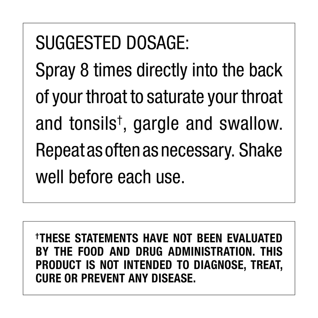 Dr. Schulzes Throat & Tonsil | Cool, Soothe & Protect | Herbal Supplement | Vegan & Kosher | Powerful & Effective | Easy Spray