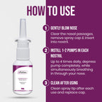 EPOTHEX Povidone Iodine Nasal Spray (0.6%) - Powerful Nasal Cleanser & Sinus Protection - Reduce Exposure to Airborne Contaminan