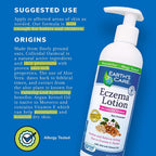 Earths Care Eczema Lotion - Natural Lotion for Eczema - Safe and Mild Eczema Lotion for Adults and Kids, Trial Size (0.42 OZ)
