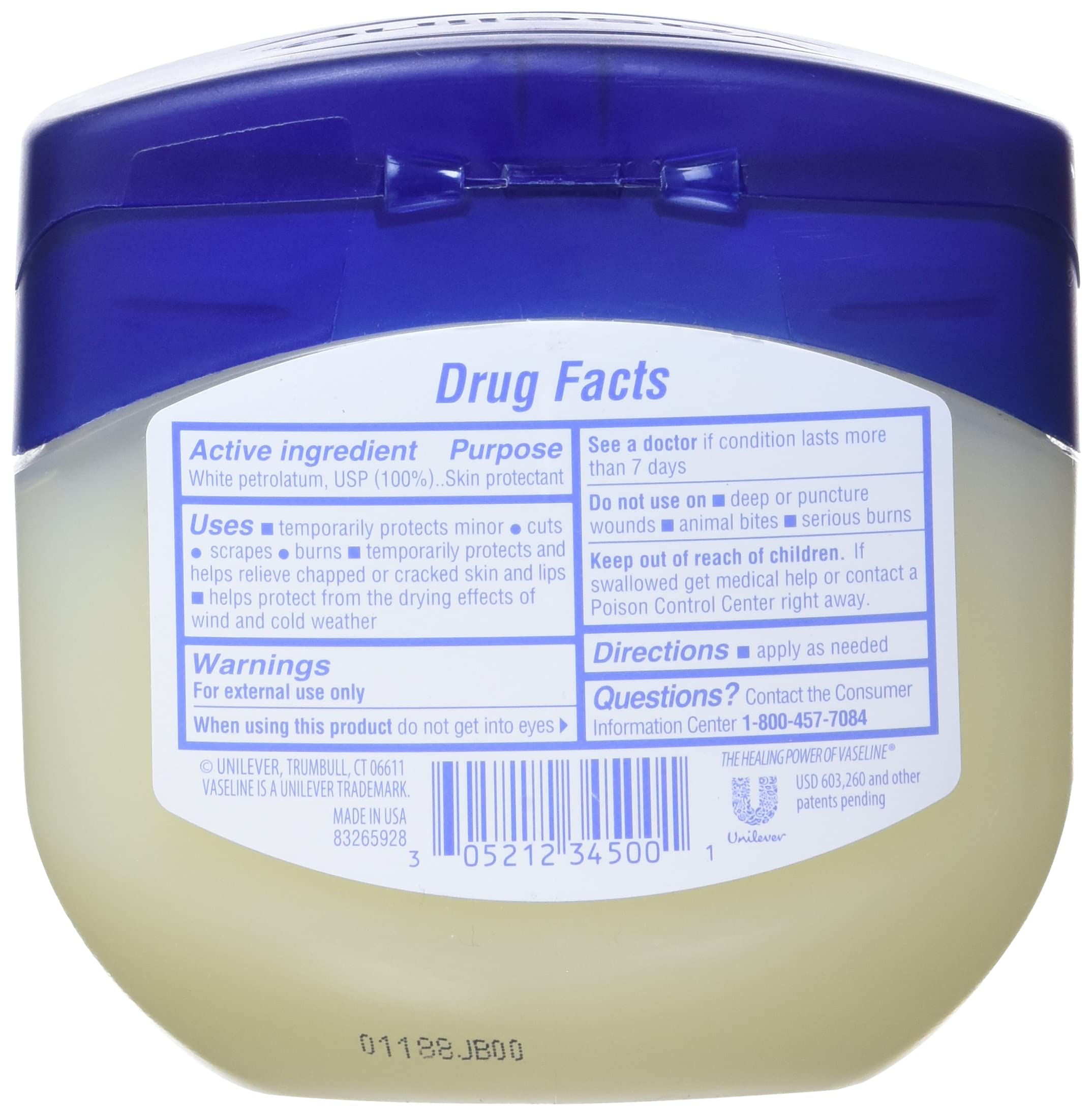 Vaseline UNI34500 Jelly Original