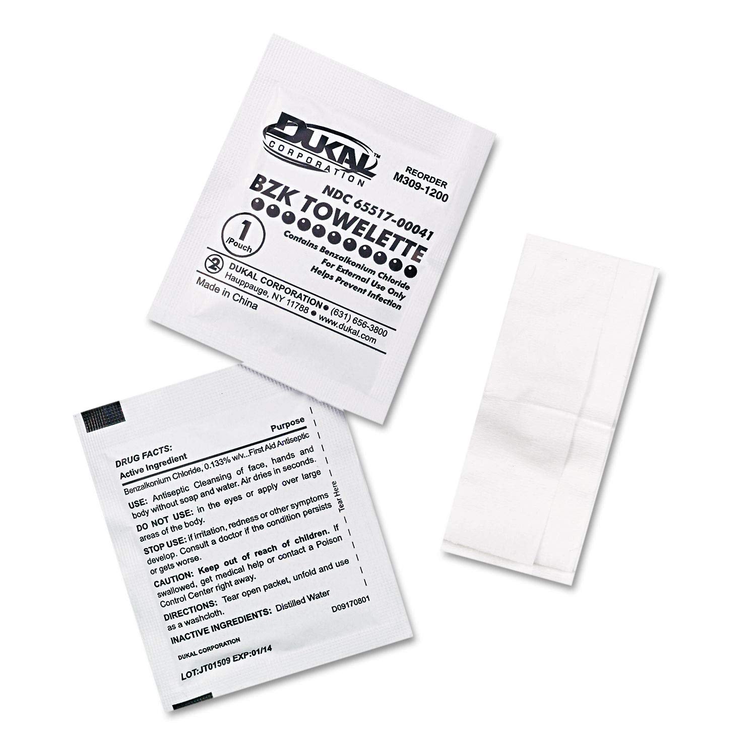 First Aid Only - FAE-4002 Sting Free Antiseptic Cleansing Wipes, 10 Count