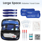 Rynapac Insulin Cooler Travel Case - TSA Approved Medication Diabetic Cooler for Travel with Fahrenheit Temperature Display, Inc