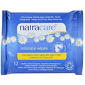 NATRACARE Wipes,Intimate,Cotton, 12 CT (Pack of 6)