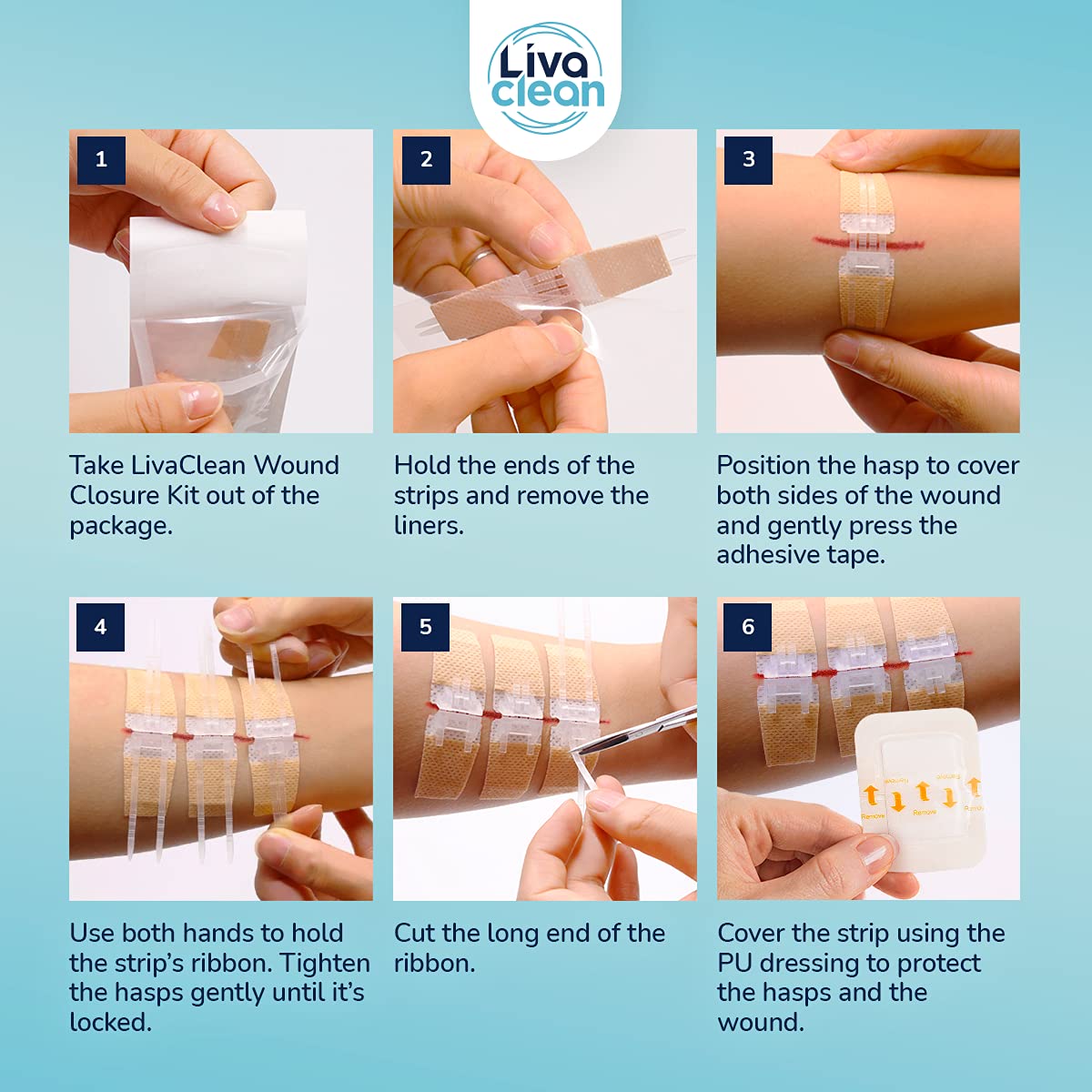 (3 CT) 1 X 3.7    Wound Closure Strips - Zip Stitch Wound Closure Kit - Butterfly Kit Device Zip Tie Skin Closuing Butterfly Ban
