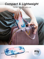 LengKe Insulin Cooler Travel Case - Small EVA Diabetes CoolerTravel Case with 2 TSA Approved Ice Packs, Waterproof Medicine Trav
