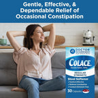 Colace Docusate Sodium Stool Softener Capsules 100 mg - 30 capsules