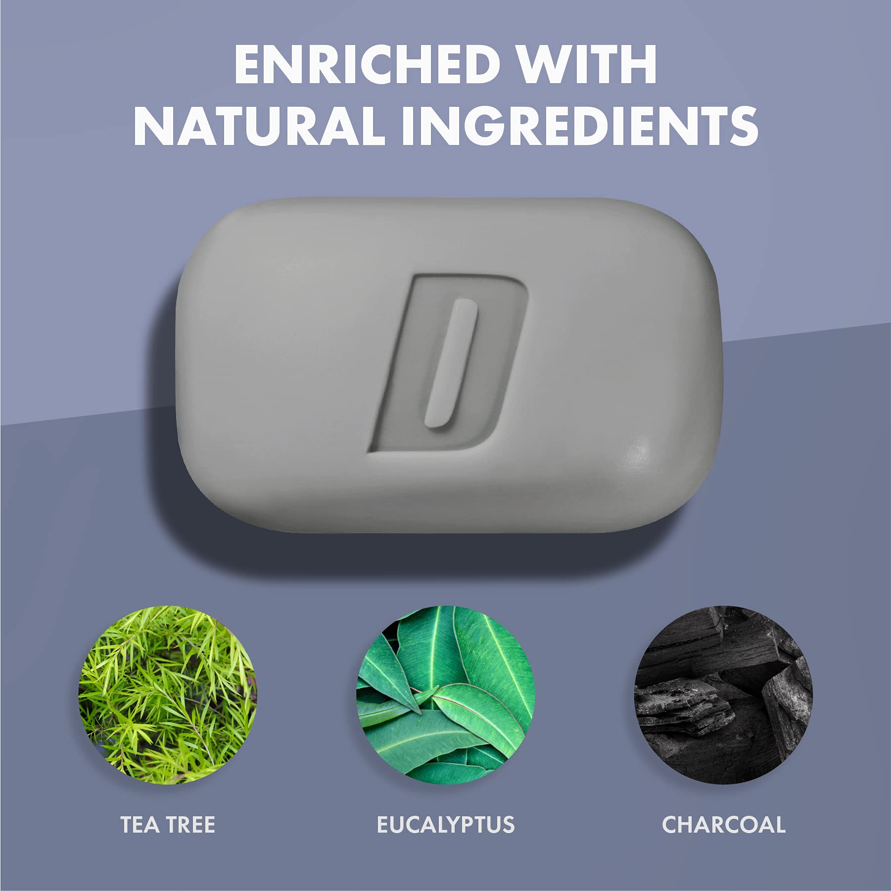 Defense Antifungal Bar Soap | Jock Itch, Ringworm, Athletes Foot, Skin Fungus | Medicated Anti Fungal Treatment (One Bar, No Ca