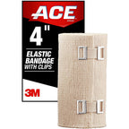 ACE Elastic Bandage With Clips Customized Compression 2 Inches 1 Each ( Pack of 2)