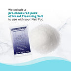 Ancient Secrets Neti Pot Salt - 41 Pre-Measured Packets of Nasal Cleansing Salt for The Neti Sinus Irrigation System, 2g Ea