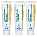 Globe (3 Pack 1oz Triple Antibiotic Ointment, First Aid Ointment for Minor Scratches and Wounds and Prevents Infection, Compare 