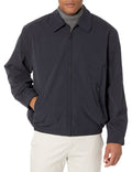 London Fog Mens Auburn Zip-Front golf Jacket (Regular  Big-Tall Sizes), Navy, Large
