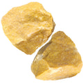 NUKAYAI 2Pcs Yellow Aventurine 1.8-2.2 Large Natural Raw Crystals Healing Crystal Yellow Aventurine Stones Rough Rocks for Wrapp