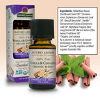 Natures Answer 100% Pure Organic Essential Oil Blend, 0.5-Ounce, Vanilla/Cinnamon