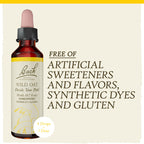 Bach Original Flower Remedies, Wild Oat for Deciding Life's Path, Natural Homeopathic Flower Essence, Holistic Wellness and Stre
