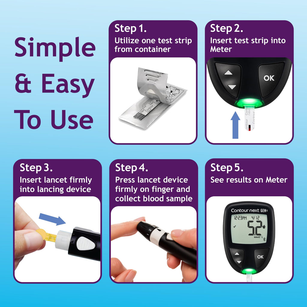 CONTOUR NEXT Blood Glucose Test Strips for Diabetes, 35 Count