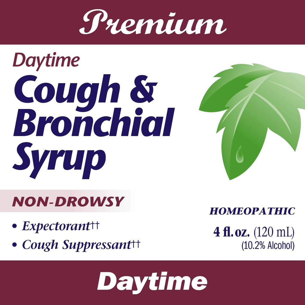 Boericke and Tafel Day Time Cough and Bronchial Syrup, 4 Ounce - 6 per case.