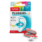 Alpine Pluggies Kids Ear Plugs for Small Ear Canals - Noise Cancelling Earplugs Age 5-12 - Multi-Purpose Ear Protection for Slee