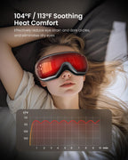 RENPHO Eyeris 1 Eye Massager with Heat Valentines Day Gift, FSA/HSA Eligible Sleep Eye Mask for Migraine Relief Birthday Gifts