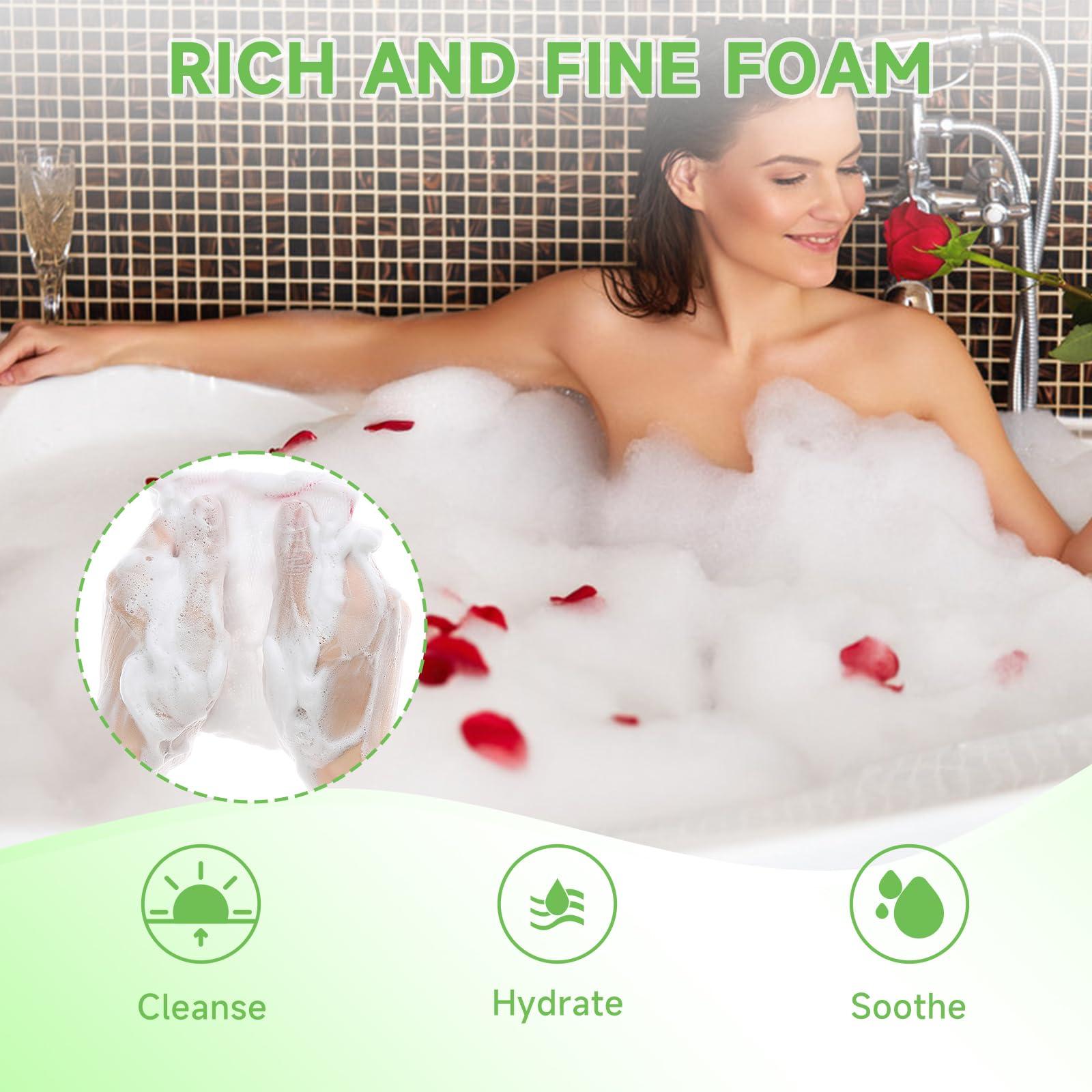 3 PCS Yoni Soap Bars for Women pH Balance, Natural Yoni Bar Soap Yoni Wash for Vaginal Moisturizing Eliminates Odor Body Wash So