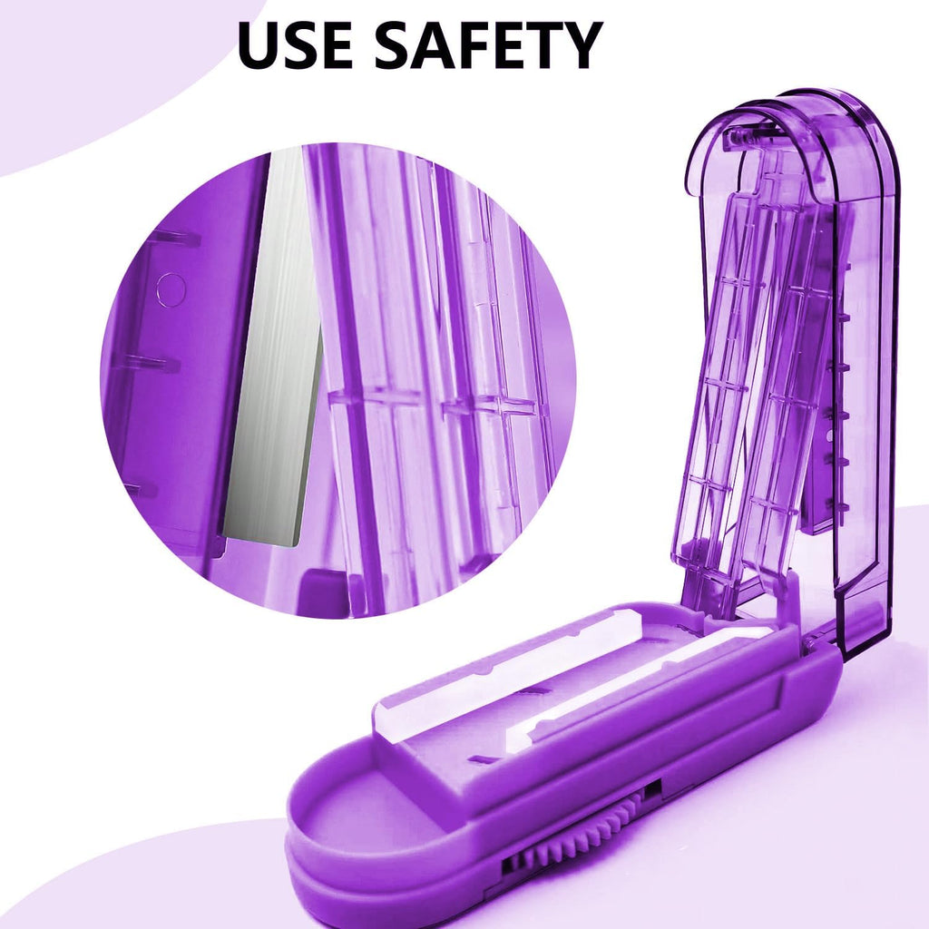 JohnBee Pill Cutter Splitter for Small and Tiny Pills. Adjustable Pill Splitter Accurately Cuts Multiple Pills at Once. Sharp Bl