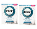 Blink Tears Preservative Free Lubricating Eye Drops 25 ct 0.01 fl oz EA (0.4 mL EA) (Pack of 2)