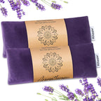 Weighted Eye Mask for Mother's Day Gift Sleep, Yoga, Meditation, Lavender Eye Pillow Heated for Headache, Sinus, Dry Eyes Relief