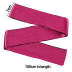 Hestya 2 Pack Sleeping Mask Satin Eye Mask (Black Red and Black) Blindfold, 150 cm