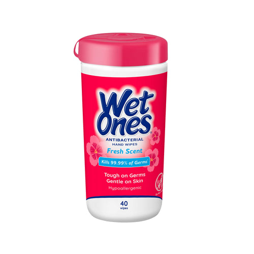 Wet Ones Antibacterial  Hand Wipes,  Fresh Scent Wipes | Antibacterial Wipes, Hand Sanitizer Wipes, Wet Ones Wipes, 40 ct. Canis