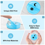 Weekly Pill Organizer 2 Times a Day, Travel Pill Box 7 Day with Large Opening, Pill Case, Pill Dispenser Medicine Organizer for
