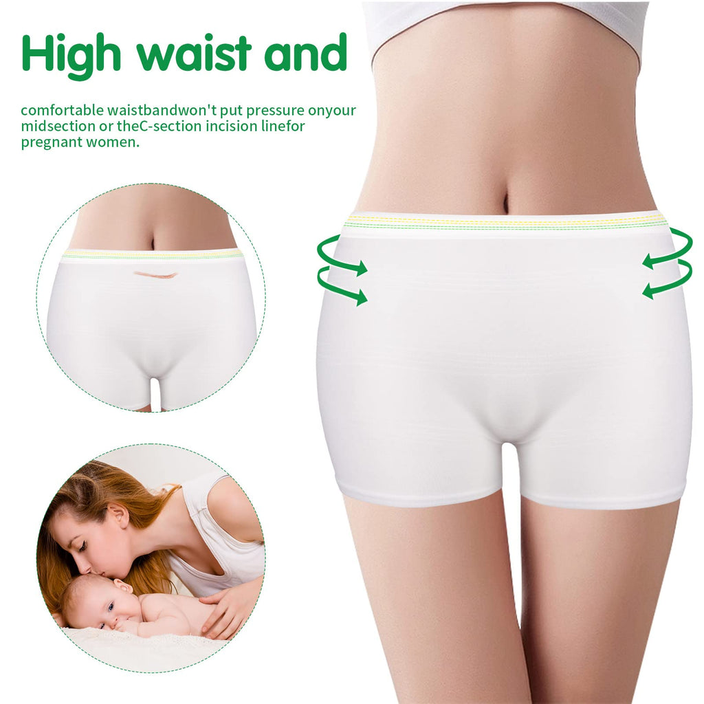 12 Pack Mesh Underwear Postpartum Must Have Hospital Provide Washable Breathable Undies for Delivery, Surgical,Traveling (2XL/3X