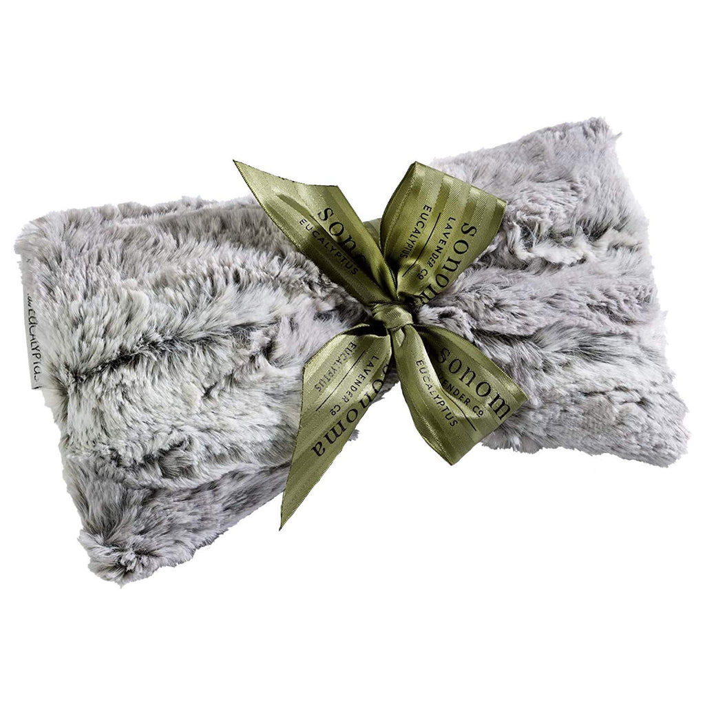 Eucalyptus Spa Mask by Sonoma Lavender, Heatable/Chillable Aromatherapy Eye Pillow with Eucalyptus Flaxseed Insert, Eye Compress