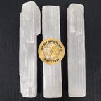 New Age Imports, Inc. ~ Premium Quality Selenite Sticks 4''. Great for Wicca, Reiki, Healing, Metaphysical, Chakra, Positive Ene