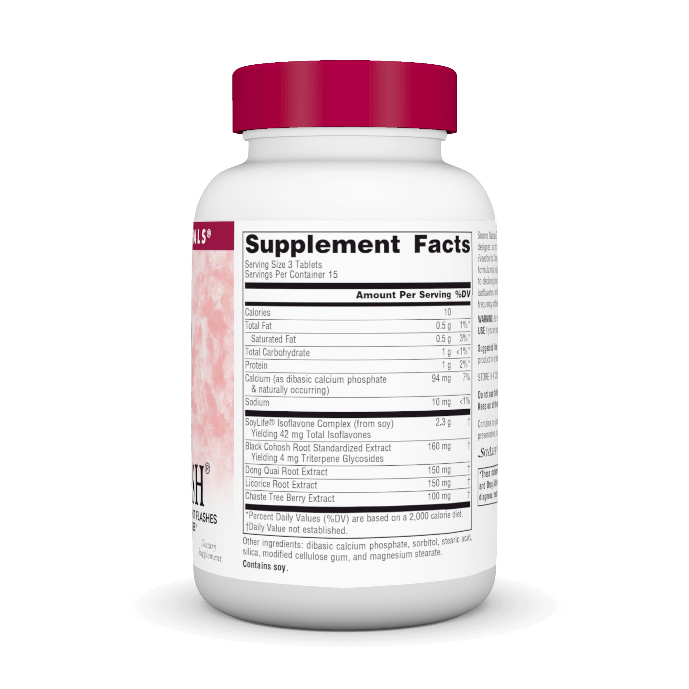 Source Naturals Hot Flash - Helps Reduce The Frequency of Hot Flashes Associated with Menopause, Non-GMO Soy - 45 Tablets