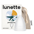 Lunette Menstrual Cup - Best Reusable Period Cup - Wear for 12 Hours and Reuse up to 10 Years, Clear Size 2 for Moderate to Heav