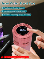 LengKe Electric Insulin Cooler Travel Case, USB Charger & Biogel Ice Box - Unlimited Hours, 35-68F Custom & Display Temperature