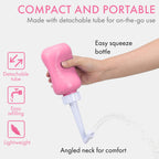 cynpel Peri Bottle for Postpartum Essentials, Feminine care  The Original Portable Bidet (Pack of 1) Dusty Rose)