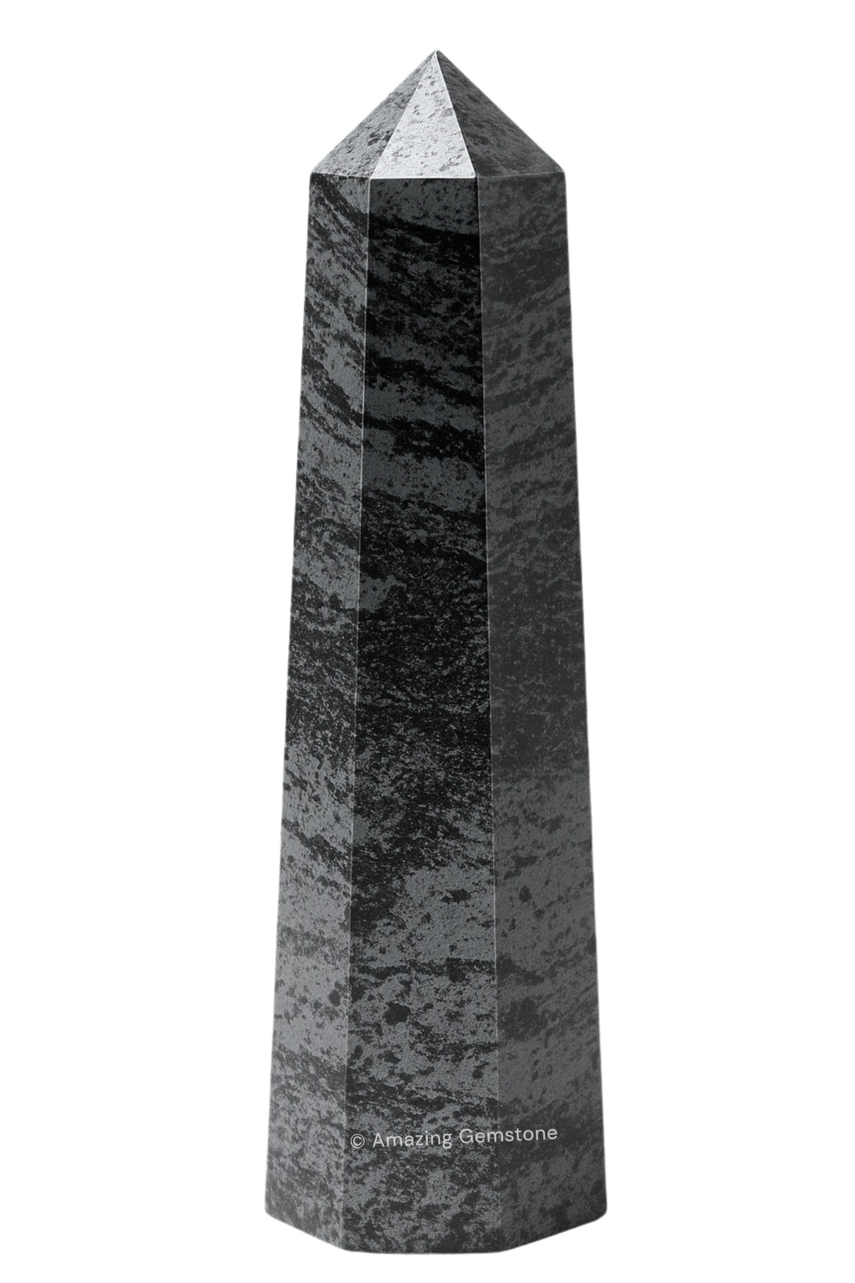 Amazing Gemstone Hematite Crystal Towers - Natural Healing Crystal Point Obelisk for Reiki Healing and Crystal Grid (2 Inch to 3