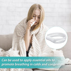 Elastic Nose Bandage, External Nasal Bandage Dressing Holder with High Absorption Capacity for Nose, White(40 Pcs)