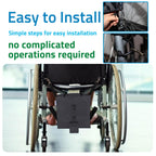 JISUNZON Urine Drainage Bag Holder - Privacy Covers for Wheelchairs, Bed Rails, Scooters - Conceals Catheter Line, Nephrostomy P