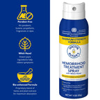 Doctor Butlers Hemorrhoid Spray - Hemorrhoid Treatment and Medicated Cleansing Solution with Witch Hazel and Aloe Vera to Help