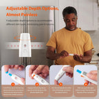 iHealth Gluco+ Wireless Smart Blood Glucose Monitor Kit with Free App, 100 Glucometer Strips, 100 Lancets, 1 Blood Sugar Monitor