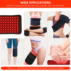 Red Light Therapy Infrared Light Therapy Pad for Body Pain NIR Deep Therapy for Back Knee Hands Feet Relief Portable 660nm 850nm