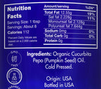 Zongle Therapeutics Organic, Pumpkin Seed Oil, Supplement, for Hair Growth - 100% Pure, Pumpkin Seed Oil, Cold Pressed, 4 OZ