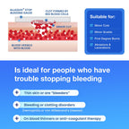 Combo Pack - AllaQuix Stop Bleeding Gauze (Pack of 5: 3 XL and 2 XXL Sizes) Professional-Grade First-Aid Hemostatic Gauze (Blood