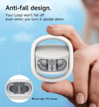 SURITCH Case for Loop Earplugs, Portable Storage Container for Earplugs & Accessories, White